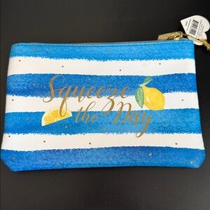NWT Lady Jayne Glam Bag Cosmetic Case SQUEEZE THE DAY!